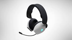 Alienware AW720H Dual-Mode Wireless Gaming Headset - Dolby Atmos Spatial Sound, Wireless 2.4 GHz, 3.5mm Connector Cable, In-line Controls, Integrated Microphone,